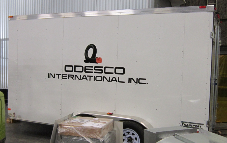 Custom truck lettering in Edmonton and Sherwood Park