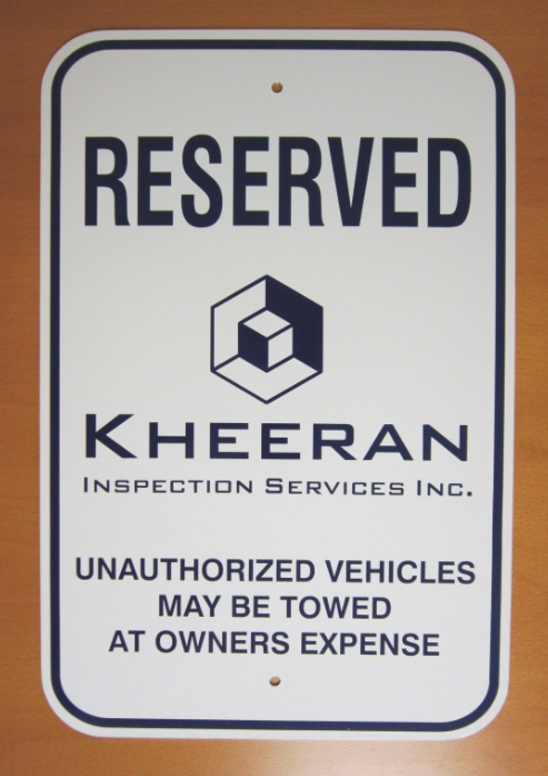 Industrial property and traffic sign project